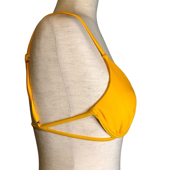 Gossip Yellow Underwire Bikini Top Size Medium (Tiny!) NWT #103123 - Picture 6 of 11